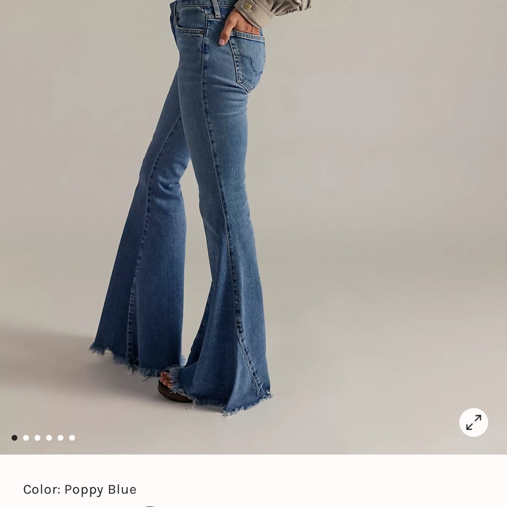 Free People flare, bottom jeans Bundle White and Jeans Size Womens 28 - Picture 9 of 9